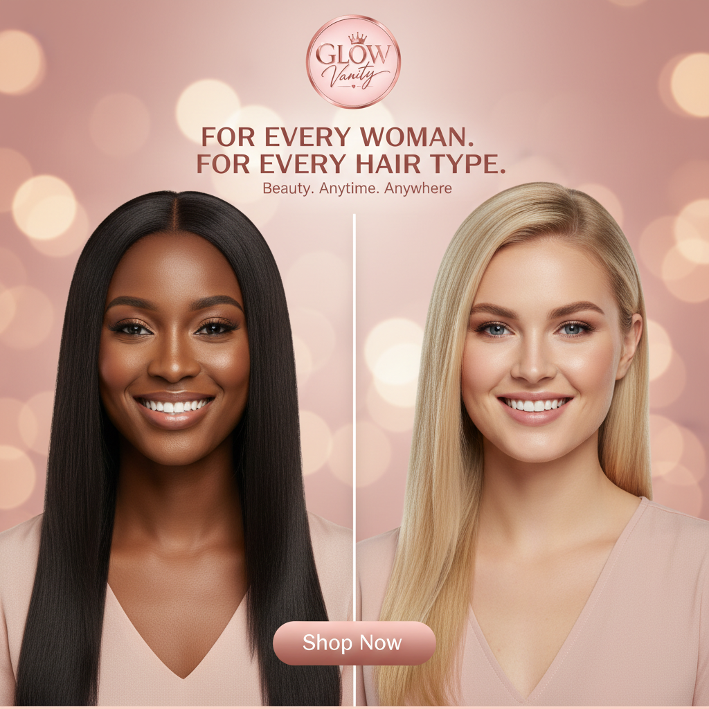 Glow Vanity Square Banner - Both Ladies